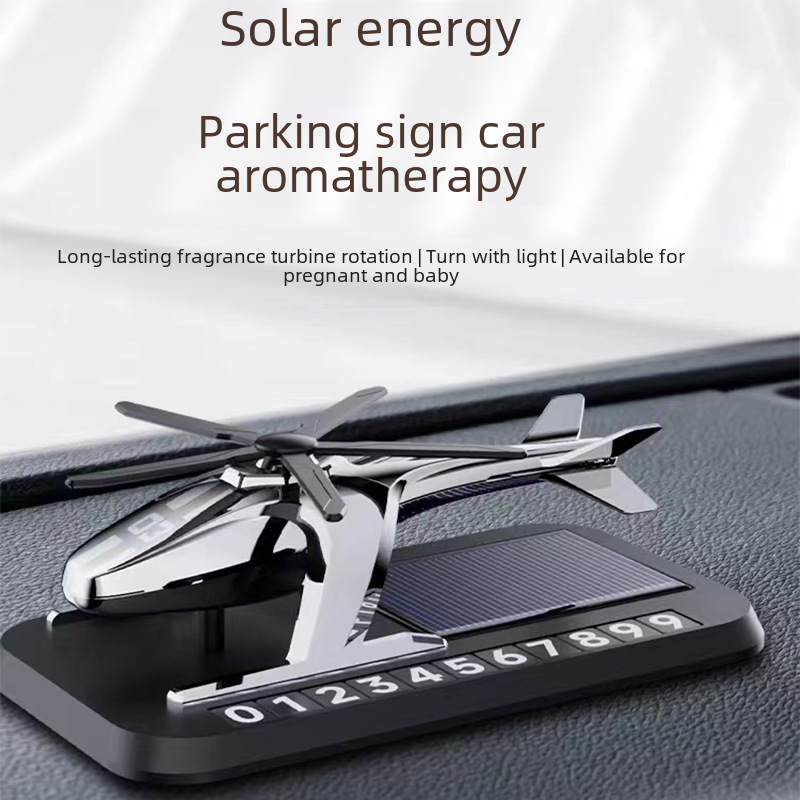 Solar Parking Sign Car Aromatherapy
